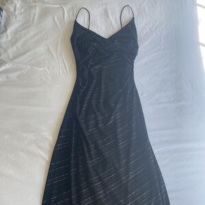 Y2K 2000s ruched maxi dress city triangles